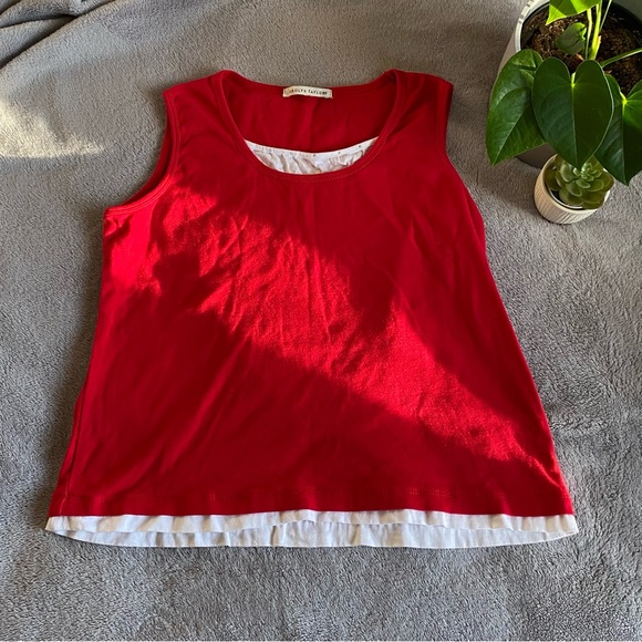 Vintage Y2K red tanktop size large - Picture 1 of 5